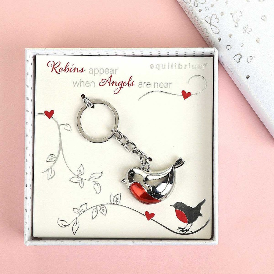 Keyrings & Bag Charms | Equilibrium Equilibrium Robins Appear Keyring