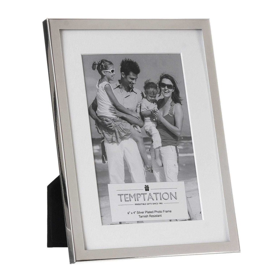 Photo Frames | Temptation Temptation Silver-Plated Mounted Frame 4X6