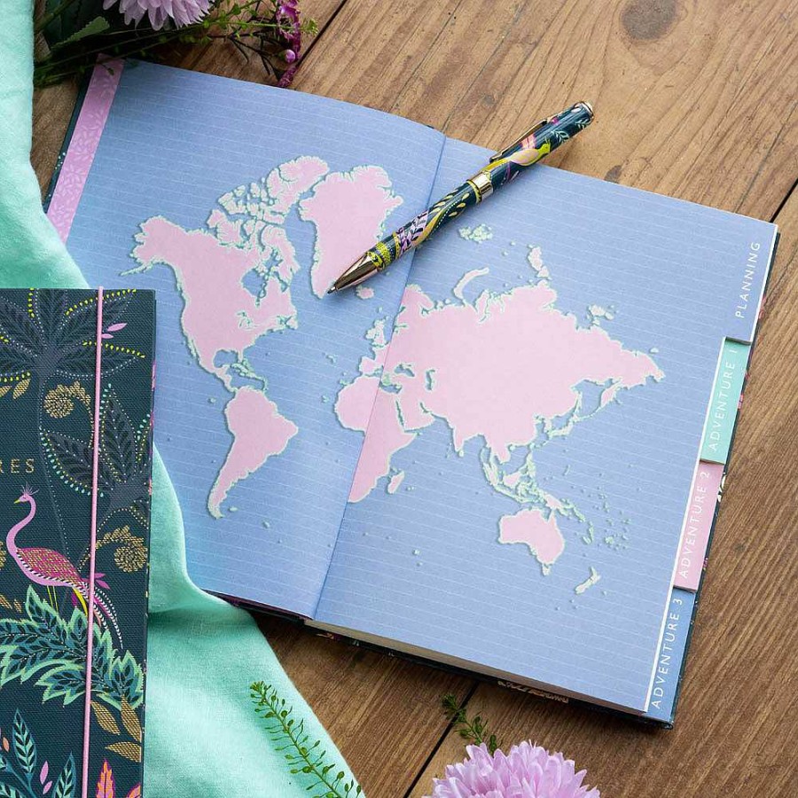 Journals & Planners | Sara Miller Sara Miller Botanic Paradise A5 'Adventures' Travel Journal