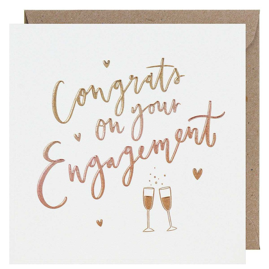 Wedding & Engagement | Paperlink Paperlink Cloud Nine Bubbly Engagement Card