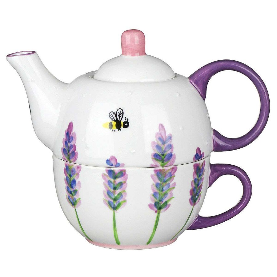 Teapots & Coasies | Lynsey Johnstone Lynsey Johnstone Lavender & Bees Tea For One