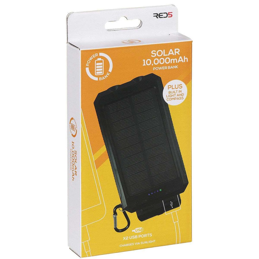 New In | The Source The Source Red5 10,000Mah Solar Power Bank