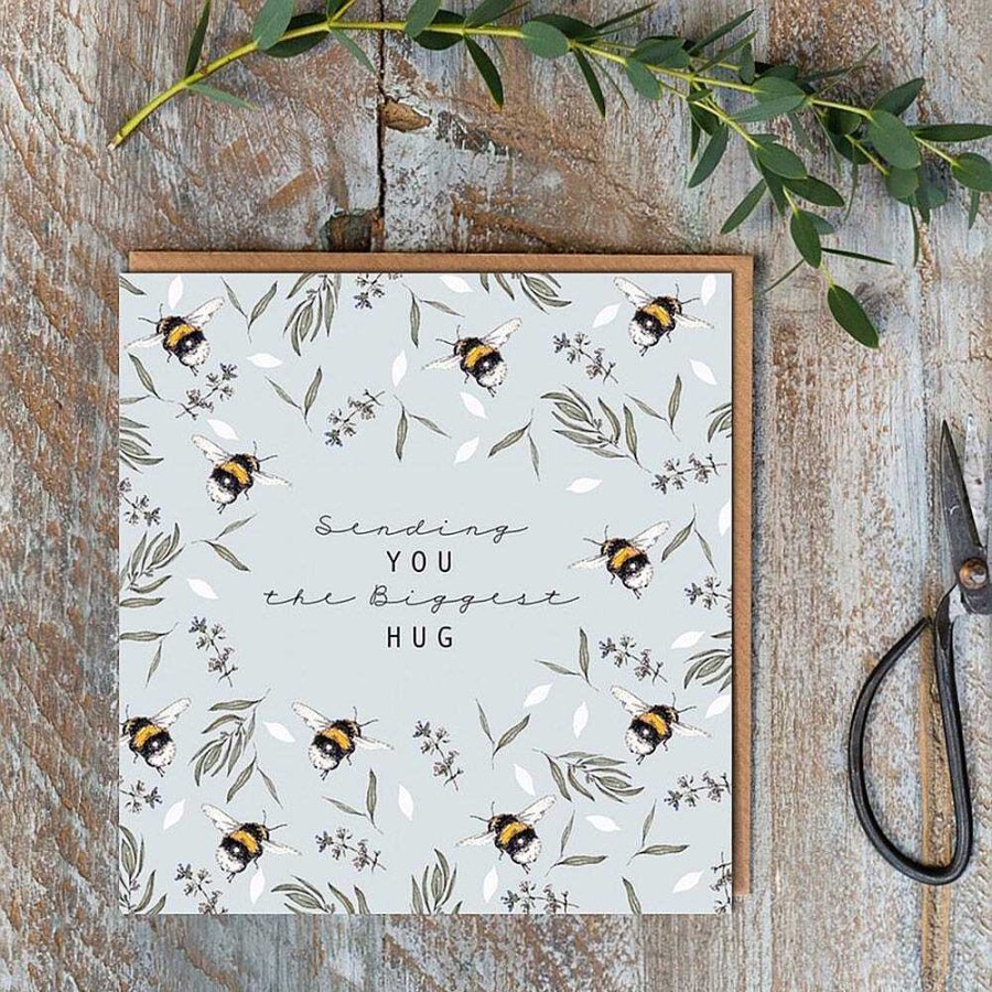 Sympathy | Toasted Crumpet Toasted Crumpet Bumblebee 'Sending You The Biggest Hug' Card