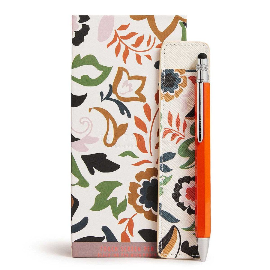 Pens & Pencils | Ted Baker Ted Baker Estera Folk Floral Screen Pen And Pouch