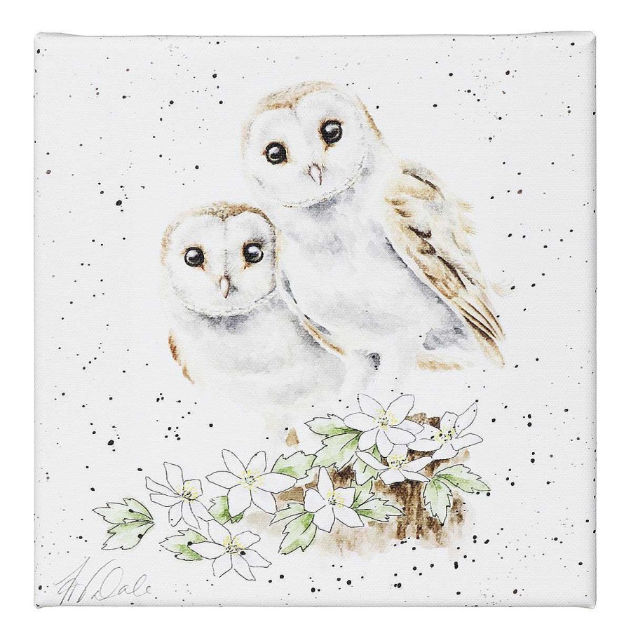 Art Prints | Wrendale Wrendale 'Hooting For You' Owl Small Canvas