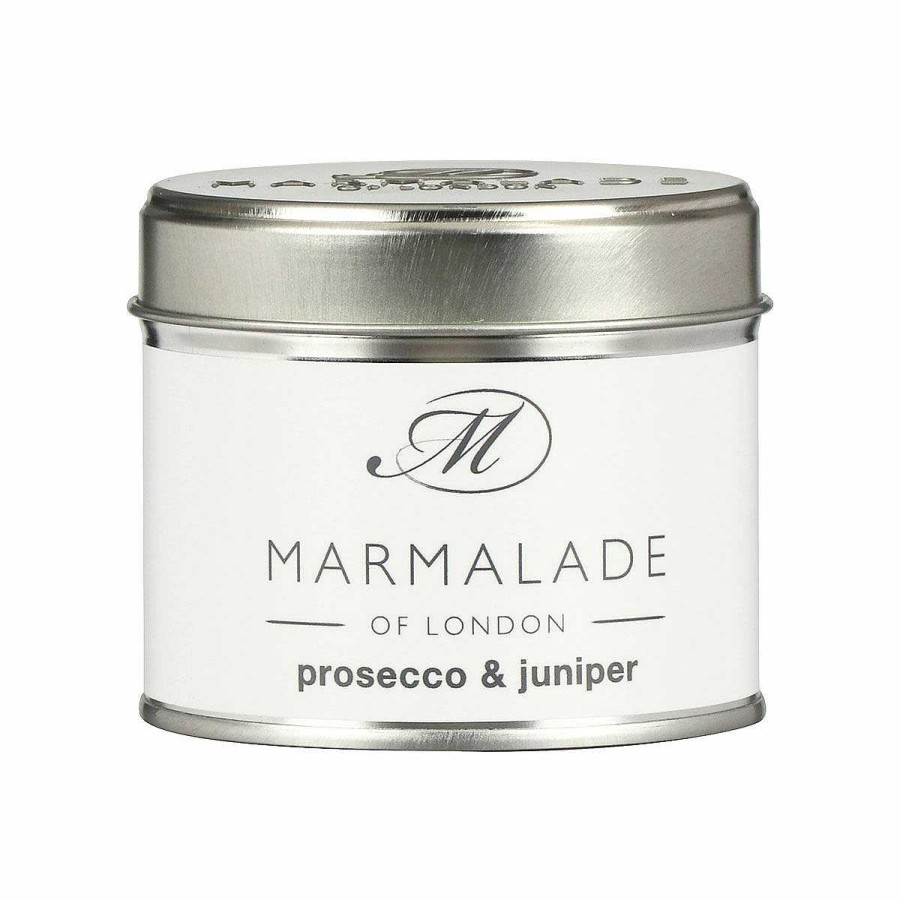 Tin Candles | Marmalade of London Marmalade Of London Prosecco & Juniper 210G Tin Soy Candle