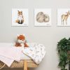 Baby'S Room | Wrendale Wrendale 'Words Of Wisdom' Owl Small Canvas