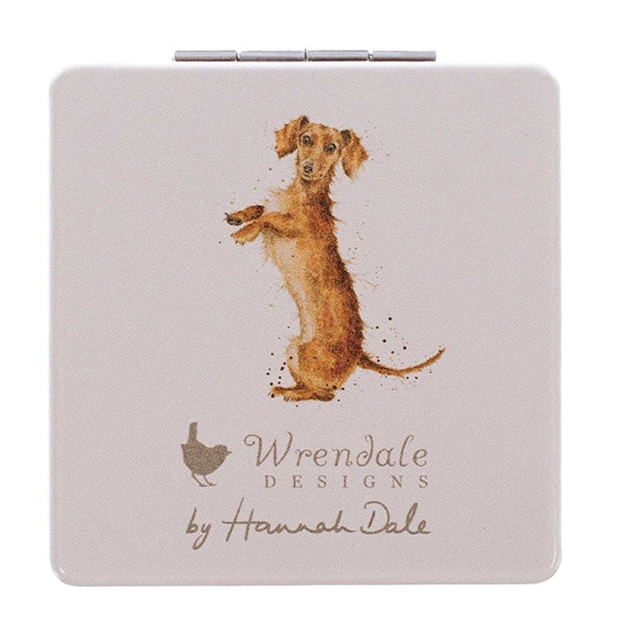 Compact Mirrors | Wrendale Wrendale 'That Friday Feeling' Dachshund Compact Mirror