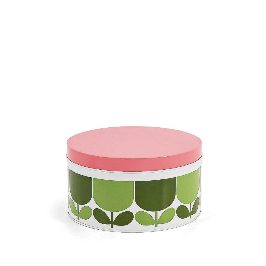 Tins & Trays | Orla Kiely Orla Kiely Bubblegum/Basil Set Of 3 Nesting Cake Tins