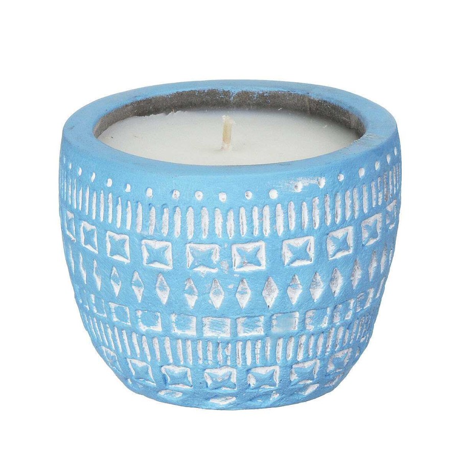 Ceramic Candles | Paddywax Paddywax Sonora 85G Wisteria & Willow Concrete Soy Candle