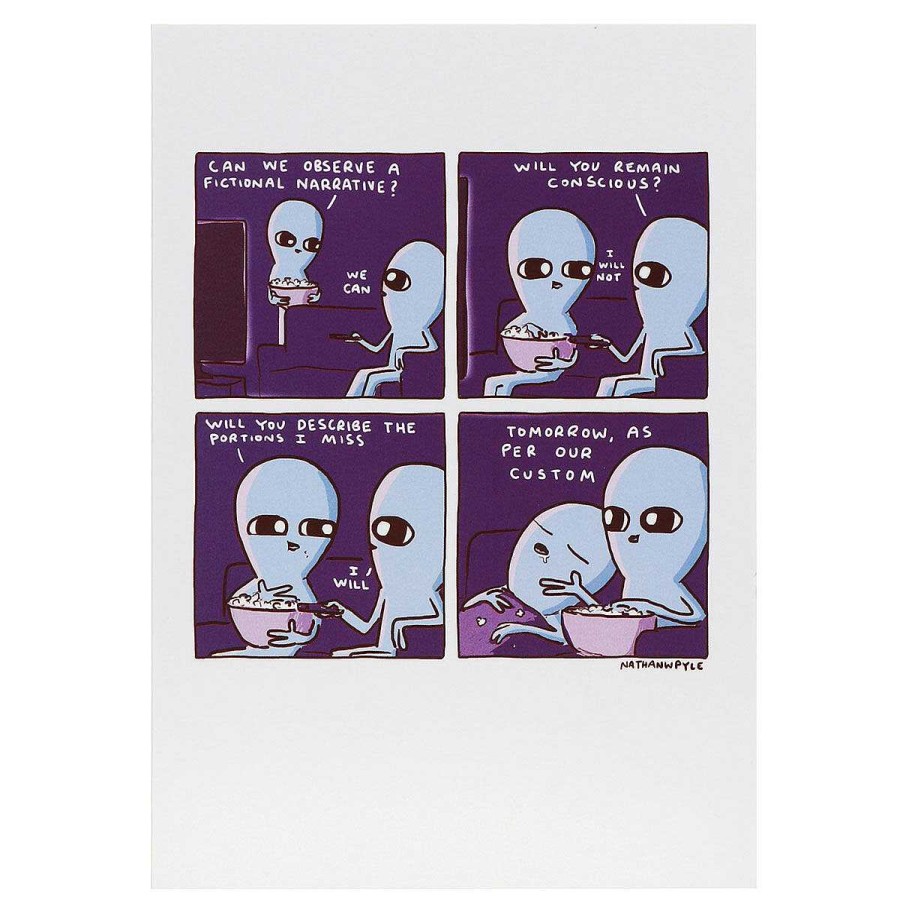 Tv & Book Characters Cards | Strange Planet Strange Planet 'Observe' Greetings Card