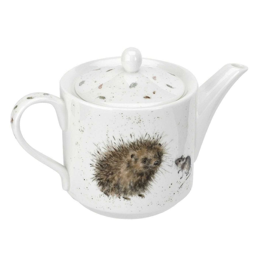 Teapots & Coasies | Wrendale Wrendale Hedgehog And Mice Tea Pot