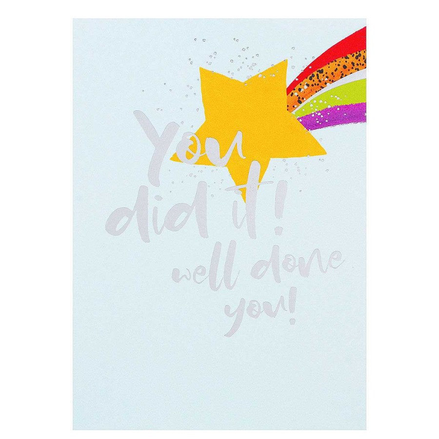 Exams & Graduation | Paperlink Paperlink Tutti Frutti 'You Did It' Star Congratulations Card