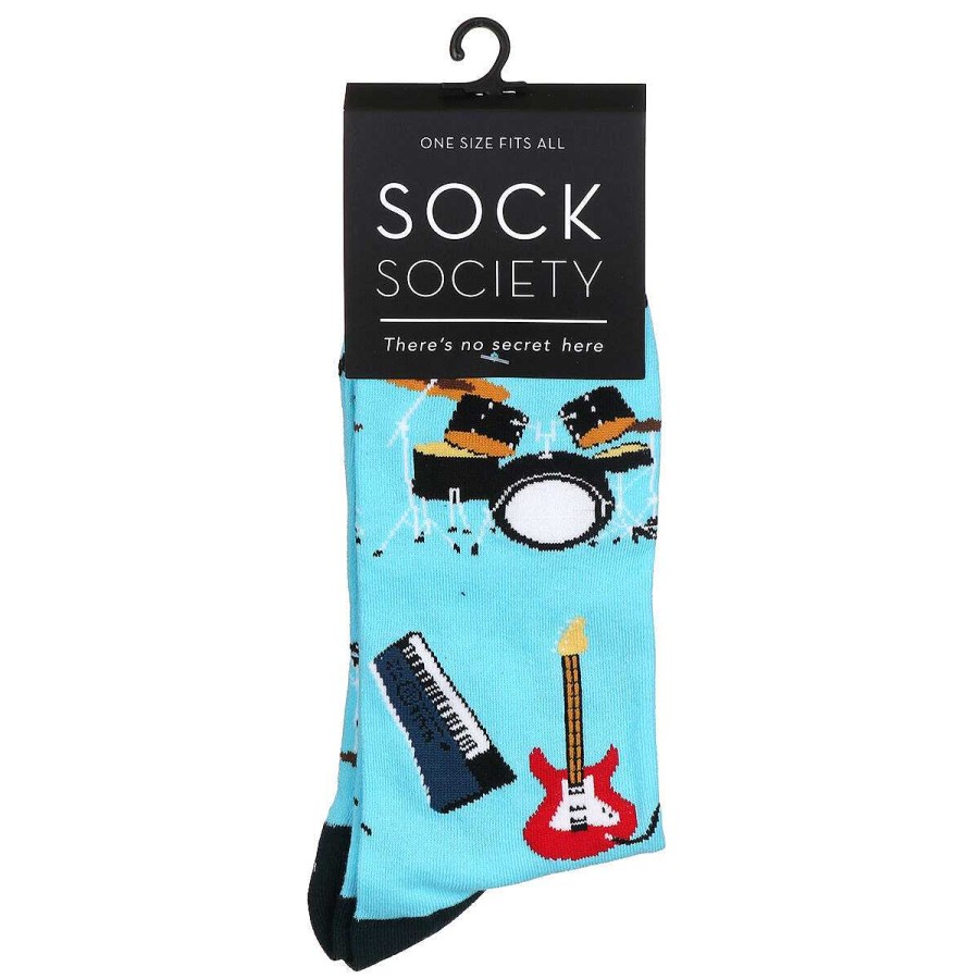 For Men | Sock Society Sock Society Blue Rock & Roll Socks