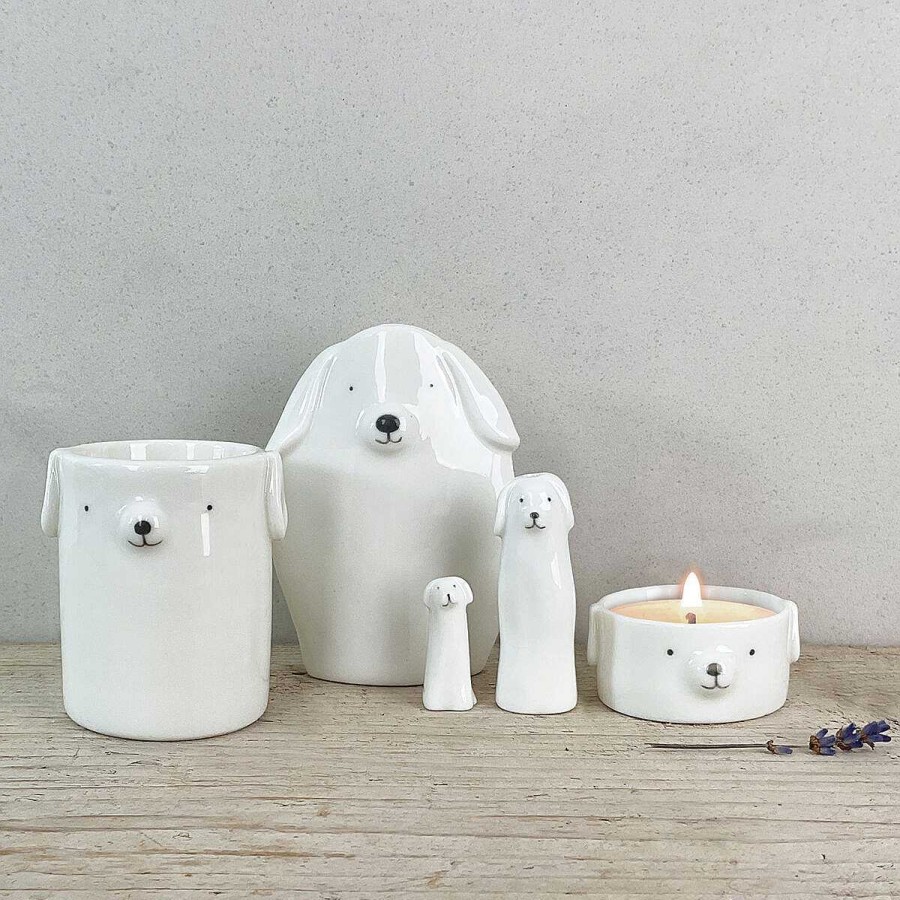 Candle Accessories | East of India East Of India Animal Tea Light Holder Dog