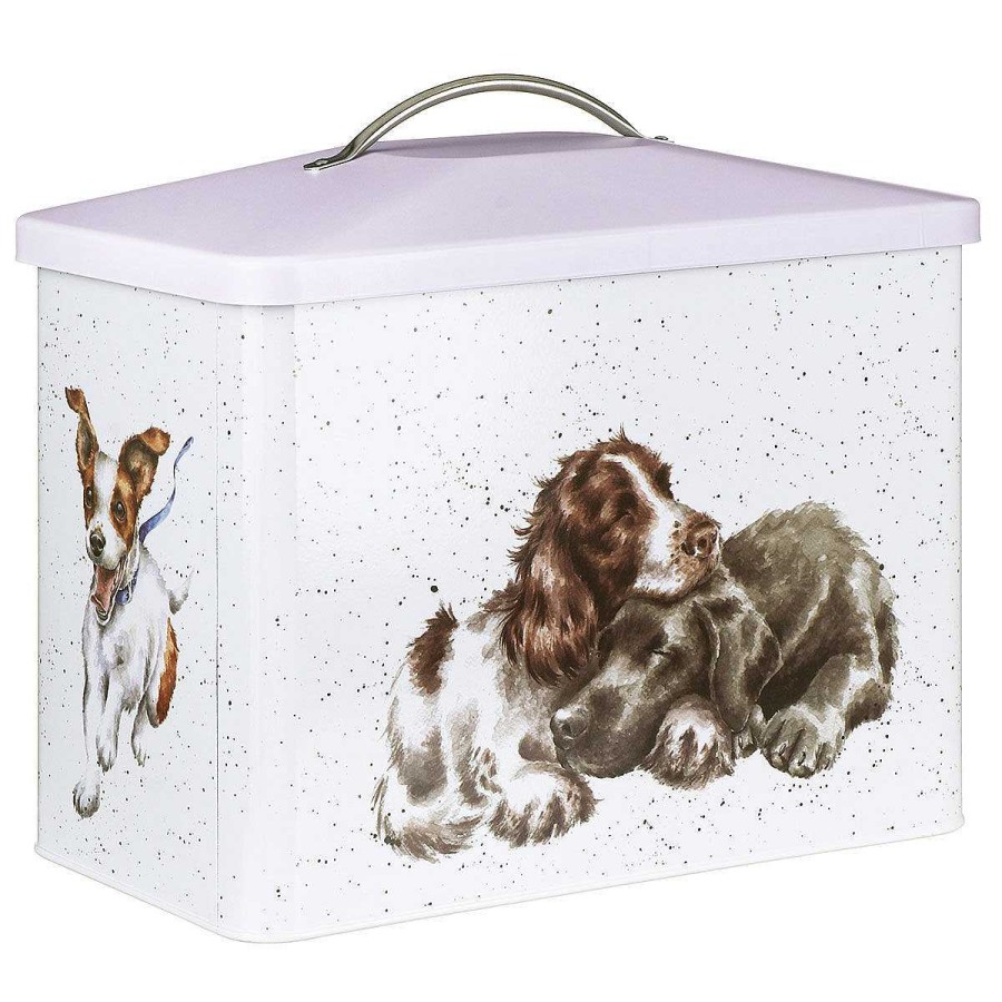 Tins & Trays | Wrendale Wrendale A Dog'S Life Bread Bin