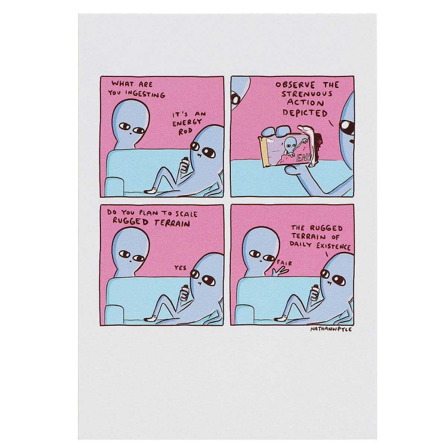 Tv & Book Characters Cards | Strange Planet Strange Planet 'Energy Rod' Greetings Card