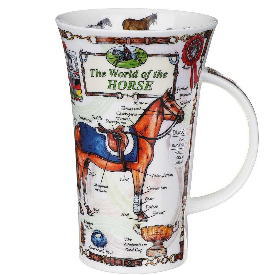 Mugs | Dunoon Dunoon The World Of The Horse Glencoe Shape Mug