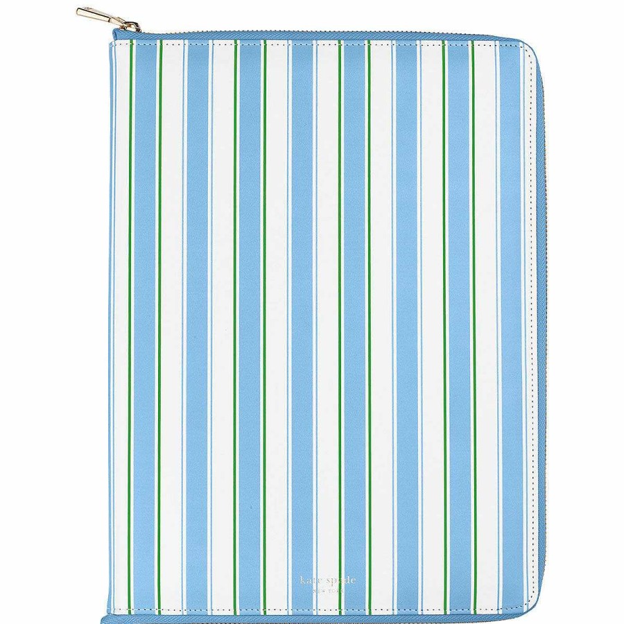 Desk Accessories | Kate Spade New York Kate Spade New York Daisy Stripe Zip Around Notepad Folio