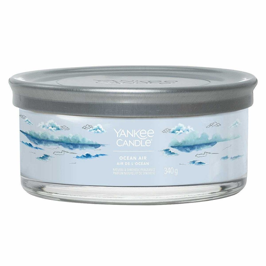 Glass Candles | Yankee Candle Yankee Candle Ocean Air Signature Multi-Wick Tumbler Candle