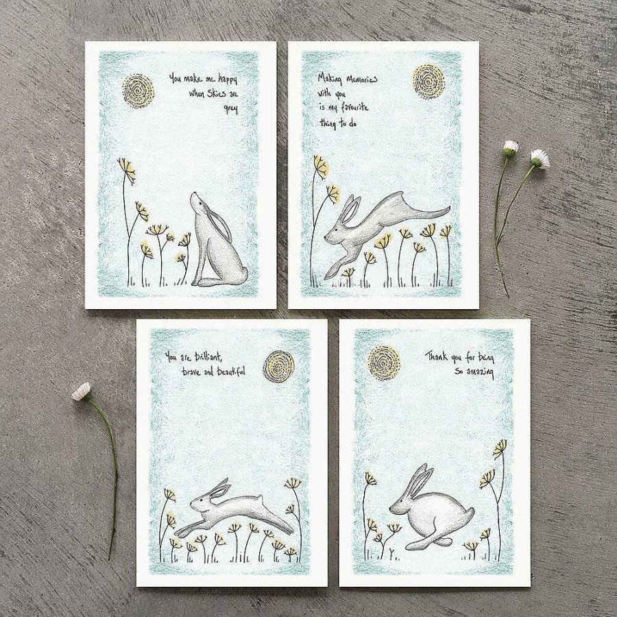 Romantic Cards | East of India East Of India 'Making Memories With You' Hare Card