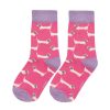 Fashion & Jewellery | Miss Sparrow Miss Sparrow Bright Pink Sausage Dogs Girls Bamboo Socks