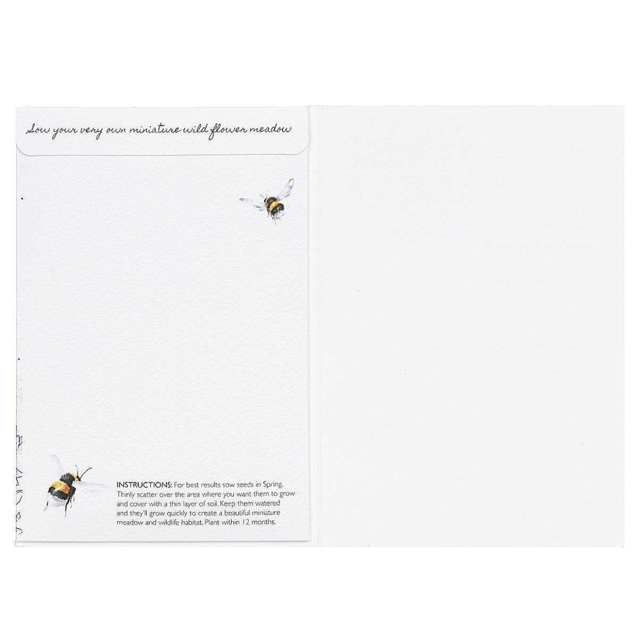 Seed Cards | Wrendale Wrendale 'Just Bee-Cause' Bumblebee Seed Card