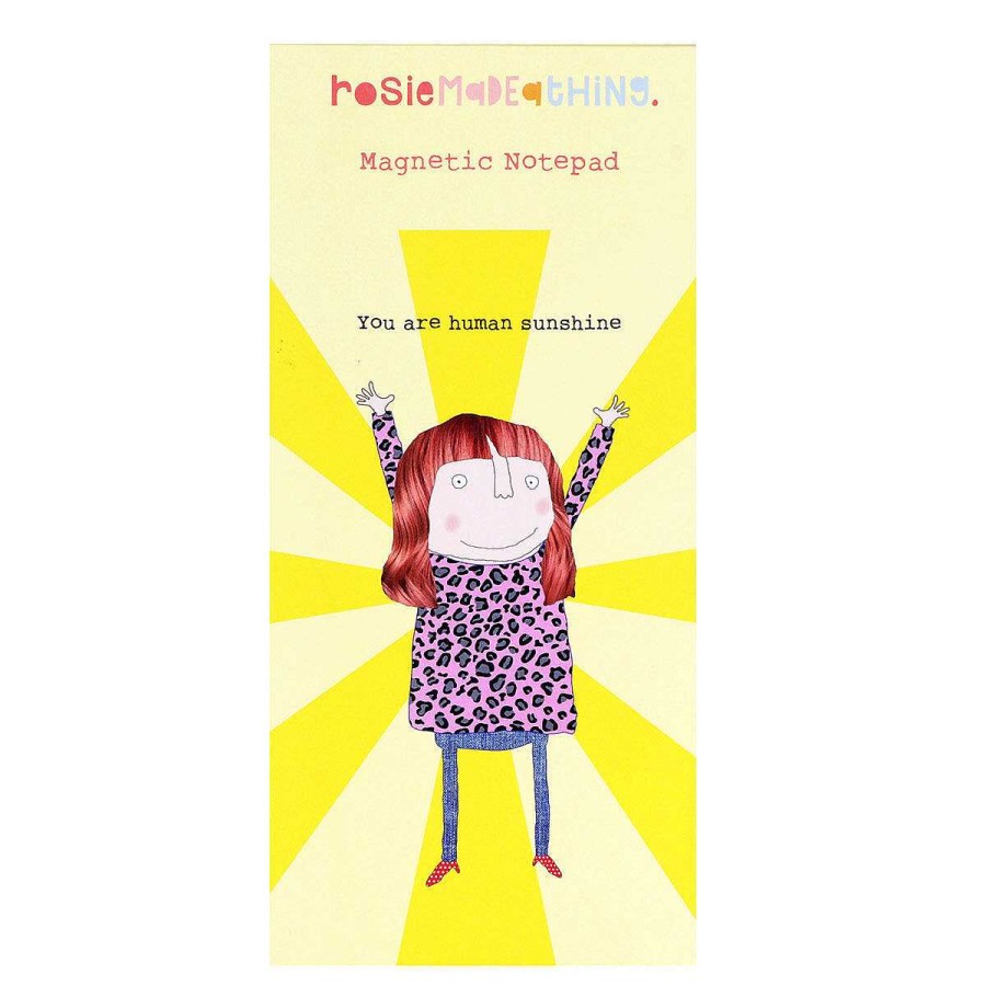 Magnetic Fridge Pads | Rosie Made A Thing Rosie Made A Thing 'Human Sunshine' Magnetic Notepad