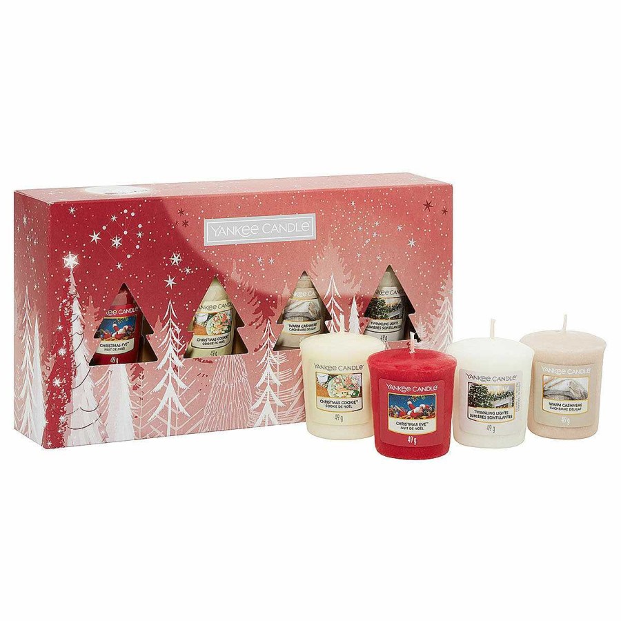 Gift Sets | Yankee Candle Yankee Candle Holiday Bright Lights Four Sampler Votive Gift Set