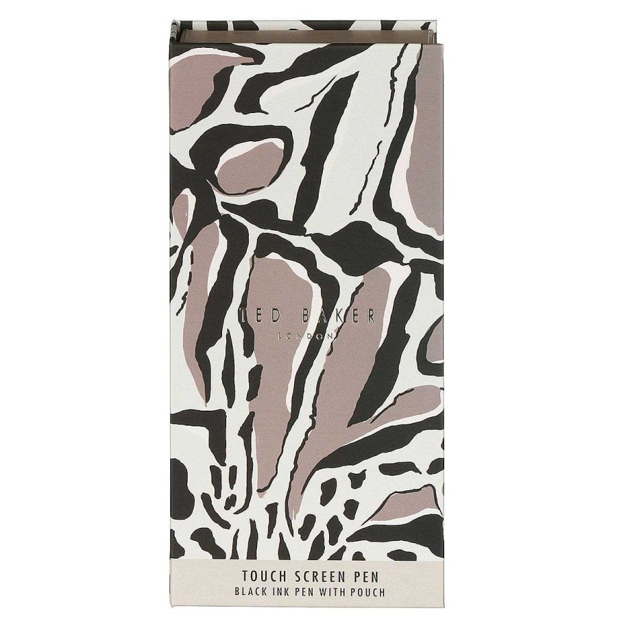 Pens & Pencils | Ted Baker Ted Baker Penchi Giraffe Print Printed Touch Pen And Pouch