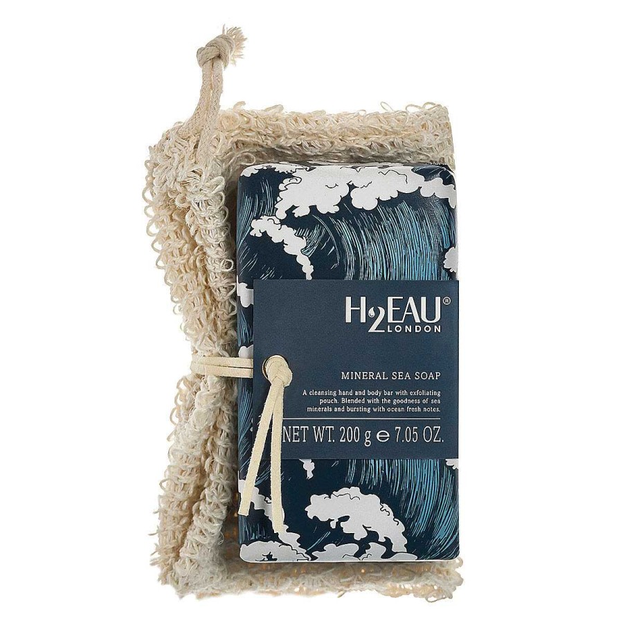 New In | The Somerset Toiletry Co The Somerset Toiletry Co H2Eau 200G Mineral Sea Soap With Exfoliating Mitten