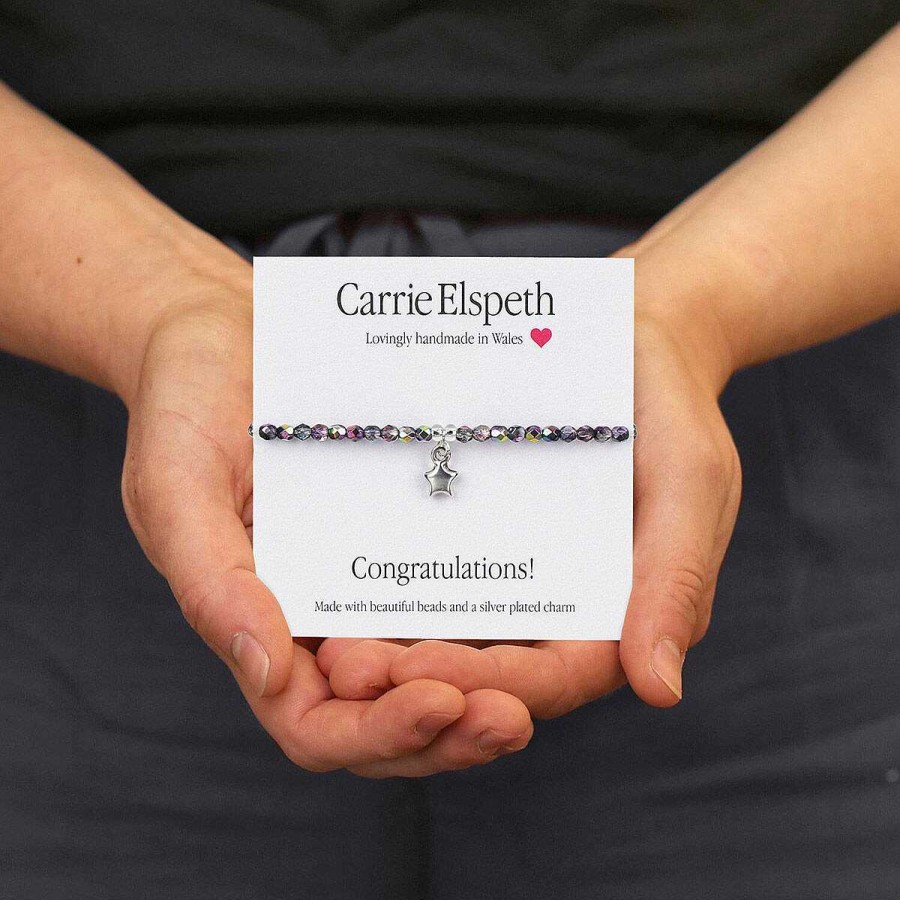 Bracelets | Carrie Elspeth Carrie Elspeth 'Congratulations!' Sentiment Bracelet