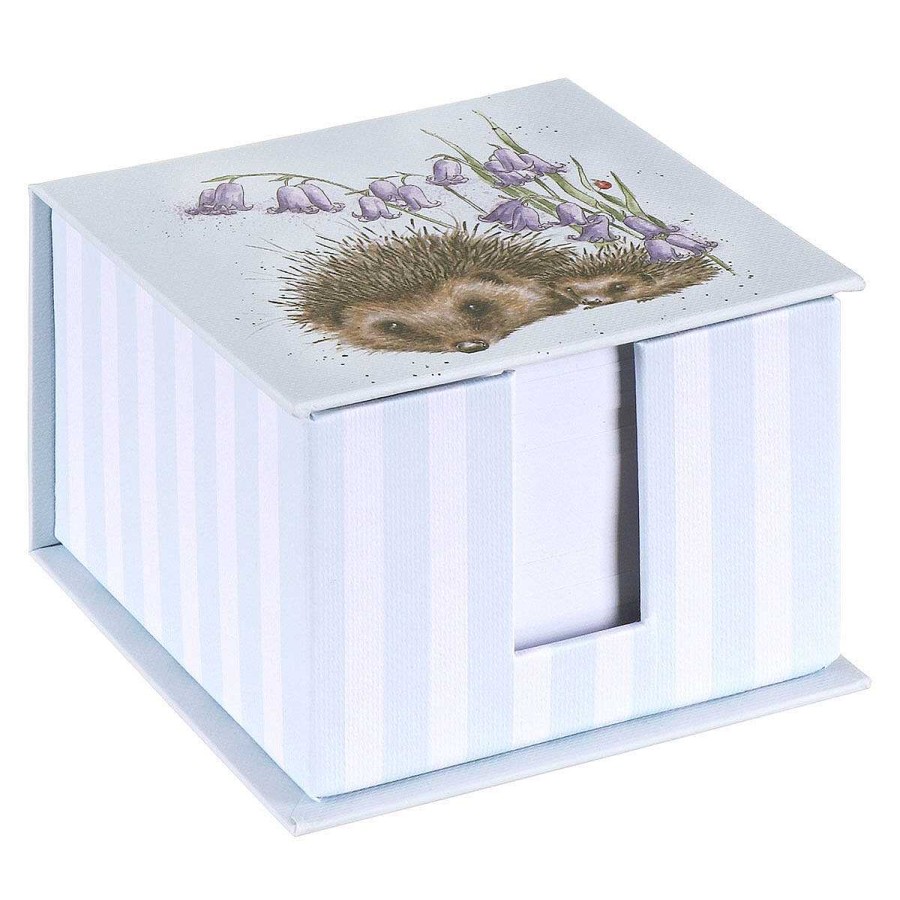 Desk Accessories | Wrendale Wrendale Love And Hedgehugs Hedgehog Memo Block