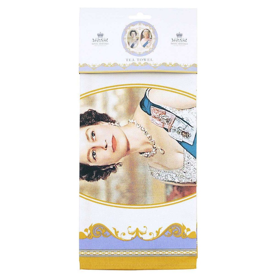 Tea Towels | Temptation Gifts Her Majesty Queen Elizabeth Ii Commemorative Tea Towel