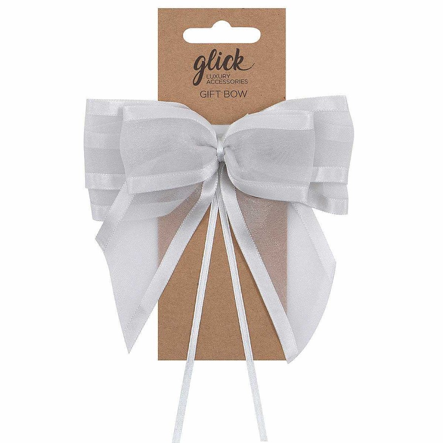 Bows | Glick Glick Silver Luxury Ribbon Bow