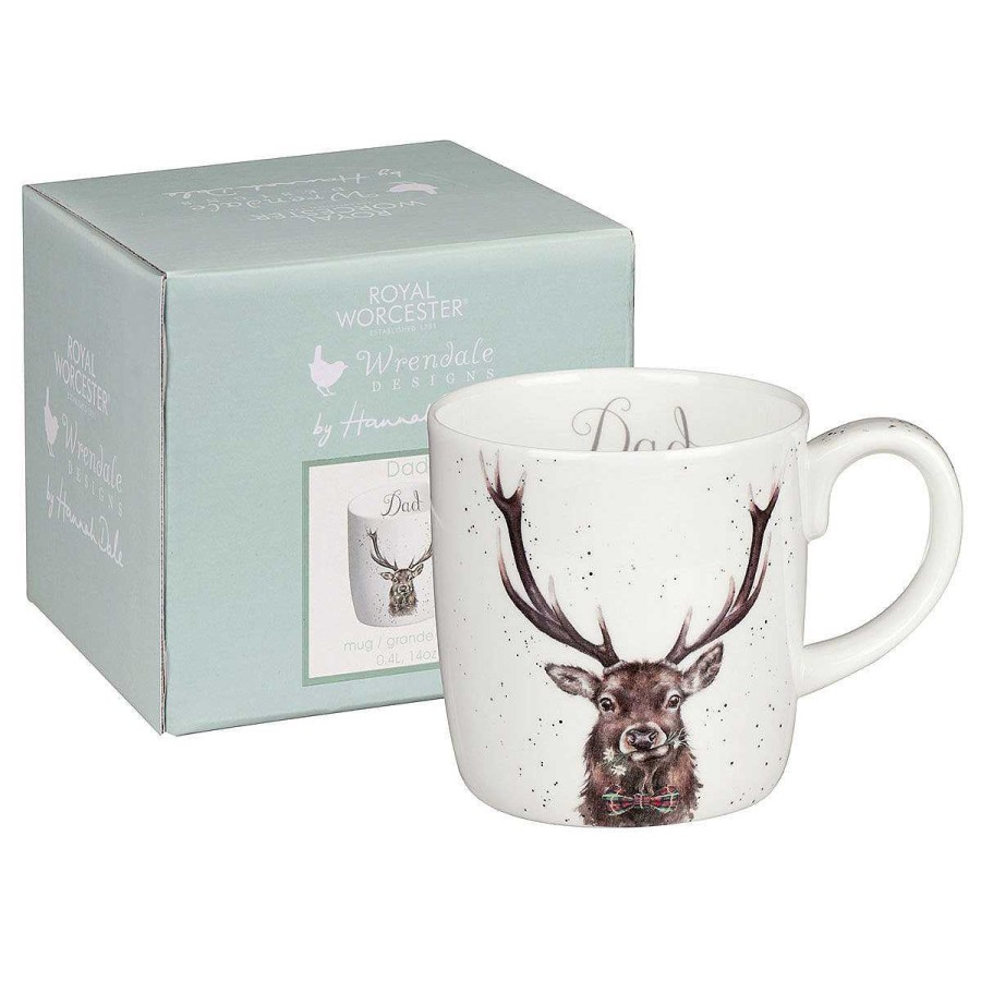 Dad | Wrendale Wrendale Dad Stag Boxed Large Fine Bone China Mug