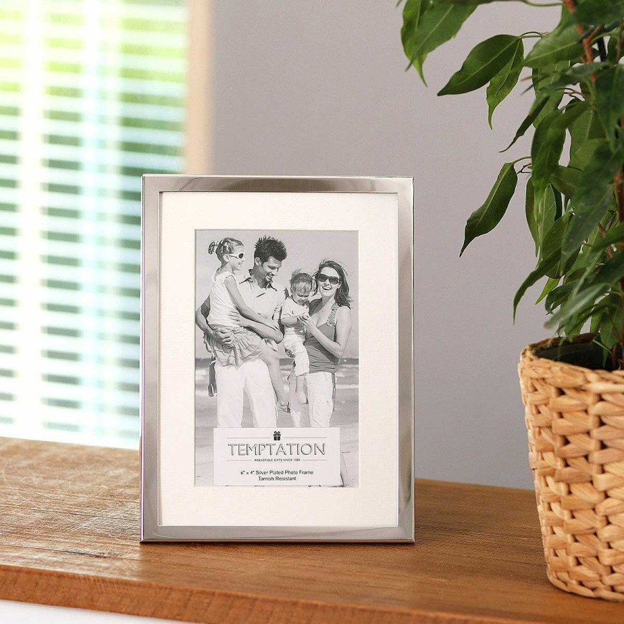 Photo Frames | Temptation Temptation Silver-Plated Mounted Frame 4X6