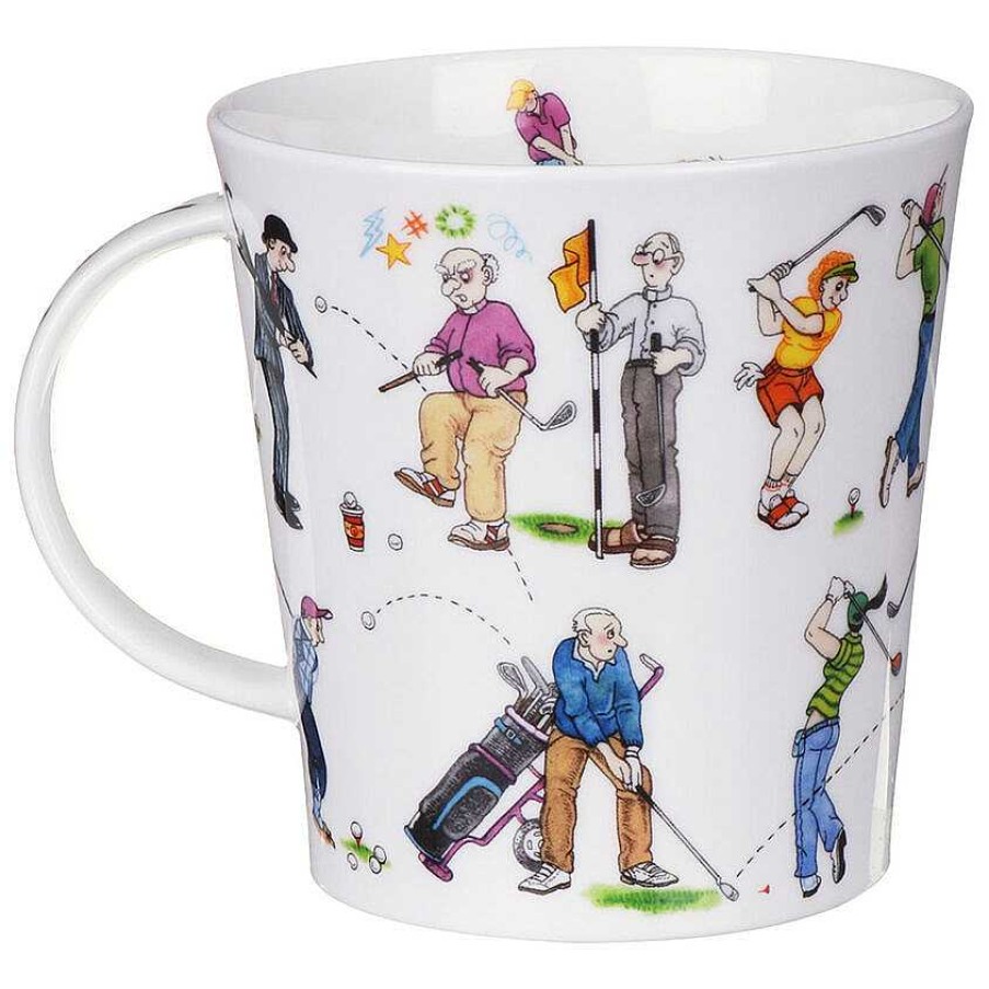 Mugs | Dunoon Dunoon Sporting Antics Golf Cairngorm Shape Mug