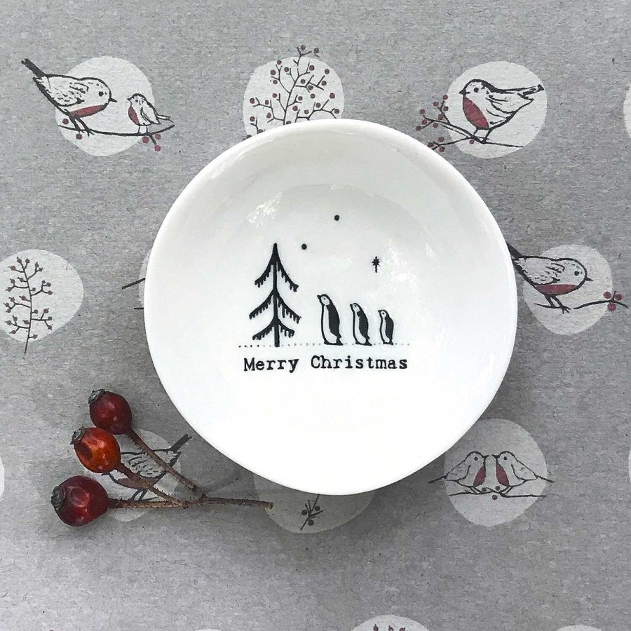 Jewellery Organisers | East of India East Of India 'Merry Christmas' Small Wobbly Bowl