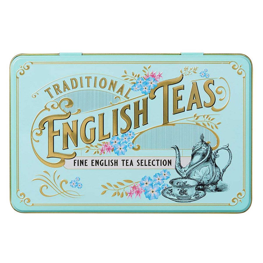 Tea | New English Teas New English Teas Vintage Victorian Tin With 72 Tea Bag Selection