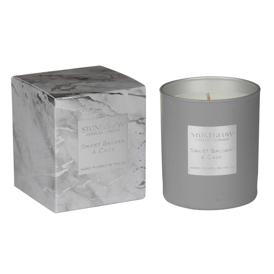 Ceramic Candles | Stoneglow Stoneglow Luna Sweet Balsam & Cade Candle