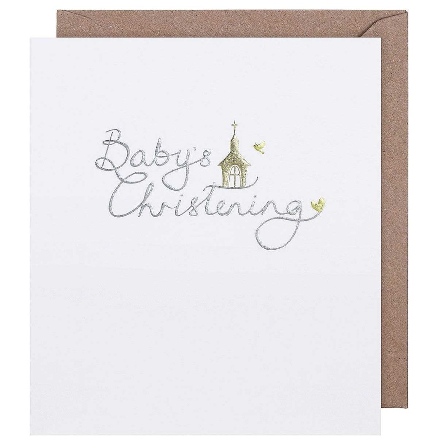 Christening | Paperlink Paperlink Mimosa Baby'S Christening Card