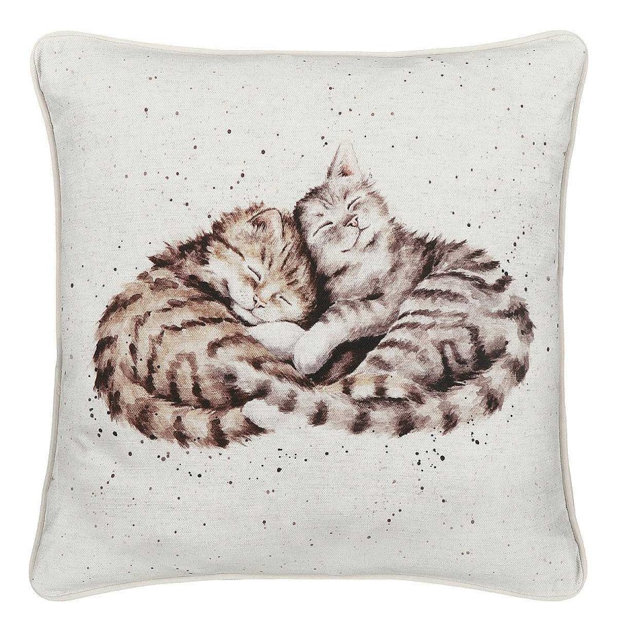 Soft Furnishings | Wrendale Wrendale 'Sweet Dreams' Cats Square Cushion