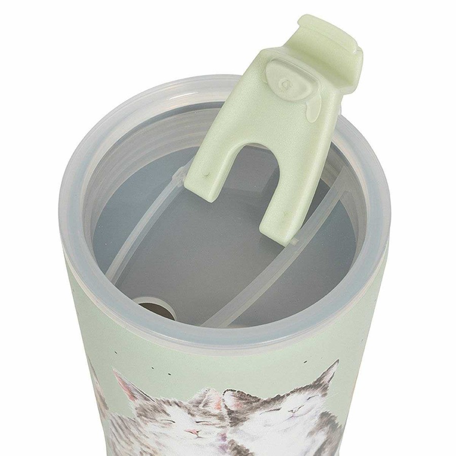 Travel Mugs | Wrendale Wrendale 'Feline Friends' Cat Thermal Travel Cup