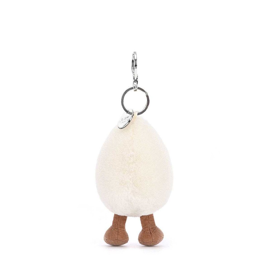 Keyrings & Bag Charms | Jellycat Jellycat Amuseable Happy Boiled Egg Bag Charm