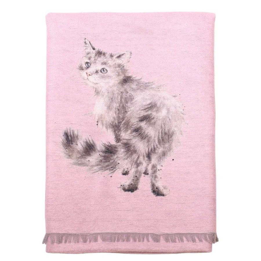 Scarves | Wrendale Wrendale 'Glamour Puss' Cat Winter Scarf