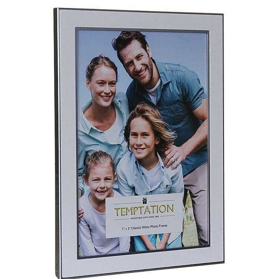 Photo Albums & Frames | Temptation Temptation White Edged Photo Frame 5X7