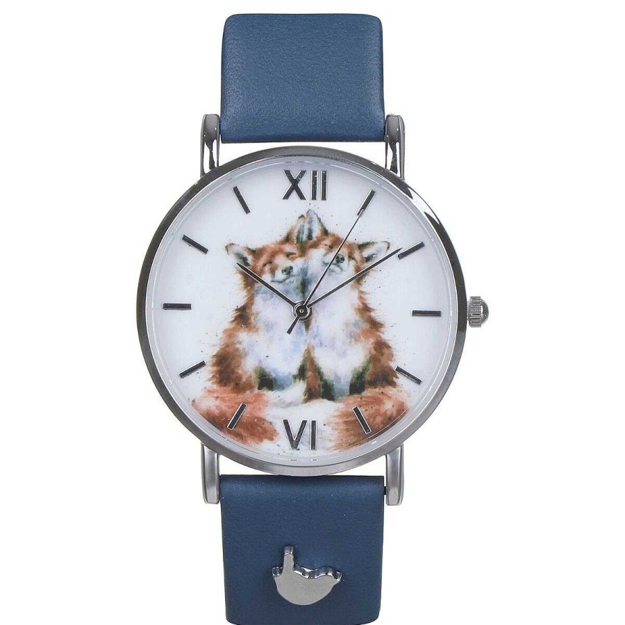 Watches | Wrendale Wrendale 'Contentment' Fox Leather Watch