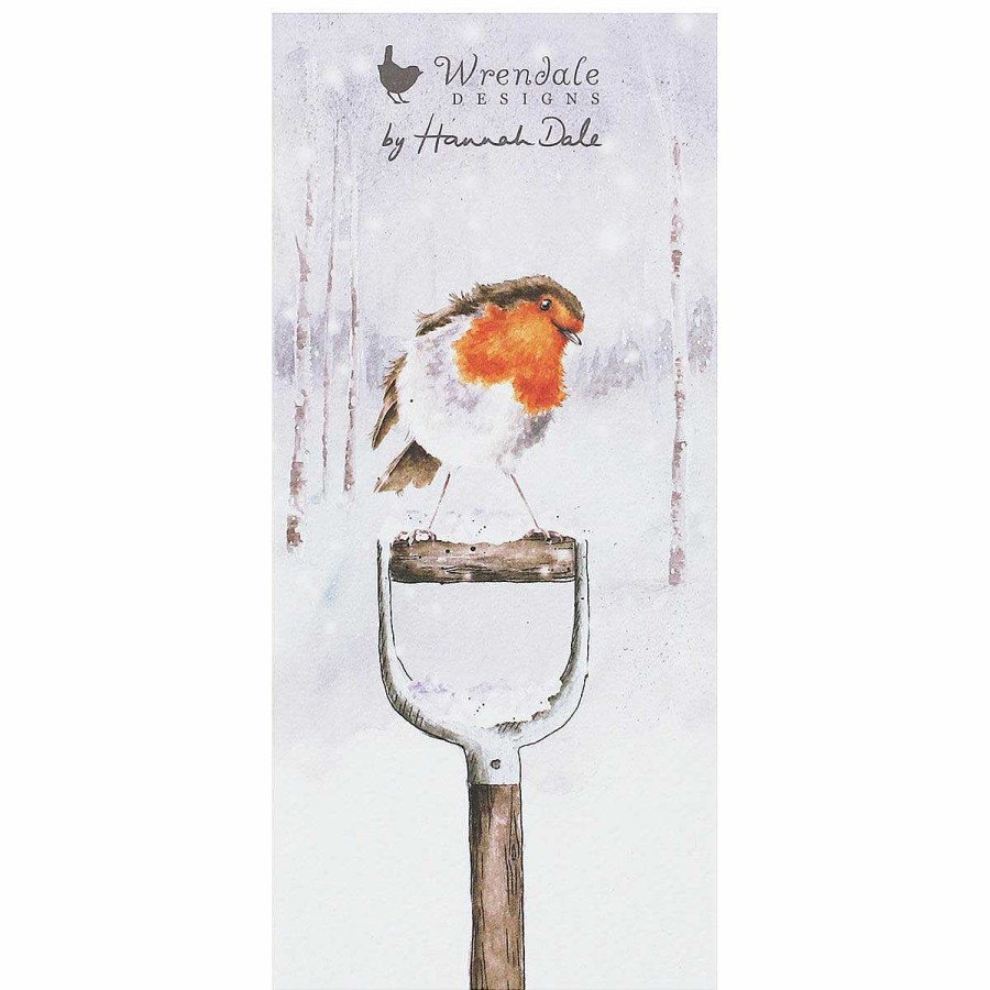 Magnetic Fridge Pads | Wrendale Wrendale 'A Little Red Robin' Robin Magnetic Christmas Shopping Pad