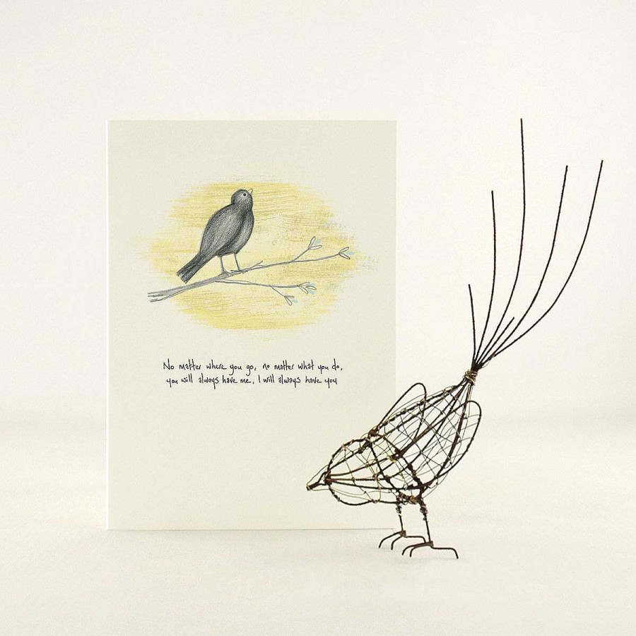 Inspirational | East of India East Of India 'No Matter Where You Go' Bird Card